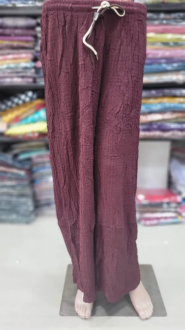 Imported Fabric Free Size Plazzo | PL65